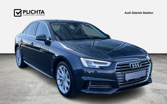 Audi A4 cena 105900 przebieg: 115380, rok produkcji 2018 z Józefów małe 301